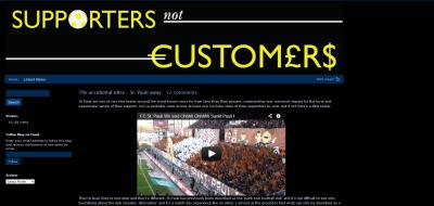 Screenshot supportersnotcustomers.com