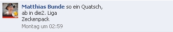 Screenshot Facebook HSV