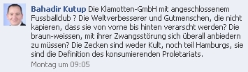 Screenshot Facebook HSV