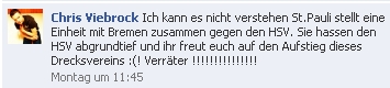 Screenshot Facebook HSV