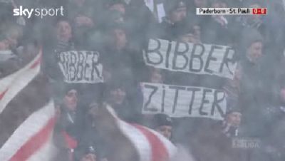 St. Pauli Fans mit deutlicher Sprache (Quelle: sky.de)