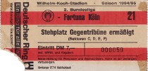 Eintrittskarte FC St. Pauli aus der Saison 1994/95
