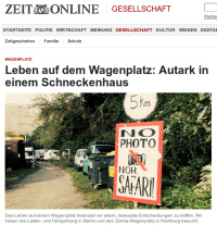 Screenshot ZEIT online